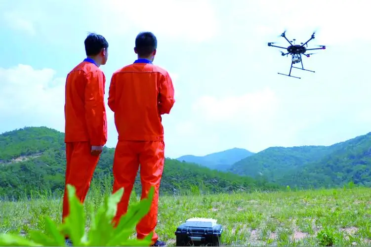 荣邦乡无人机倾斜摄影巡检拍摄